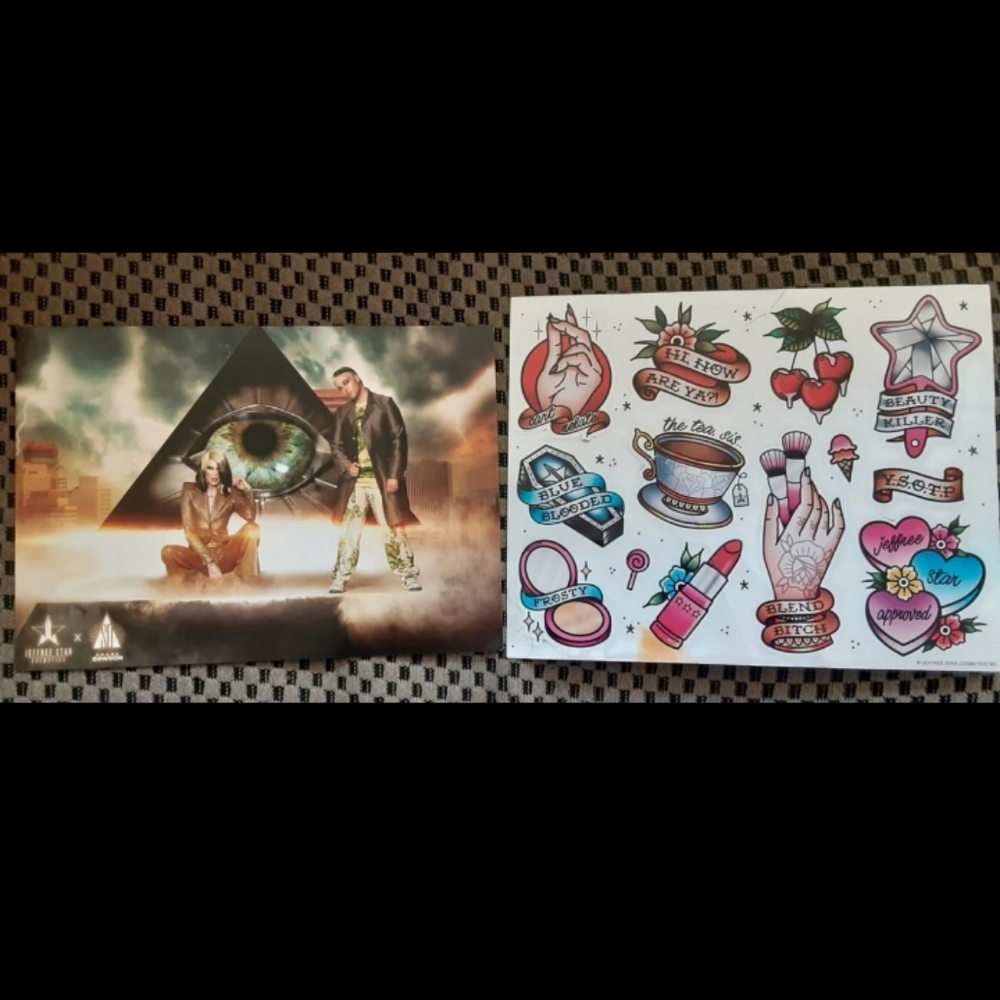 Jeffree Star - Rare Stickers & Postcard